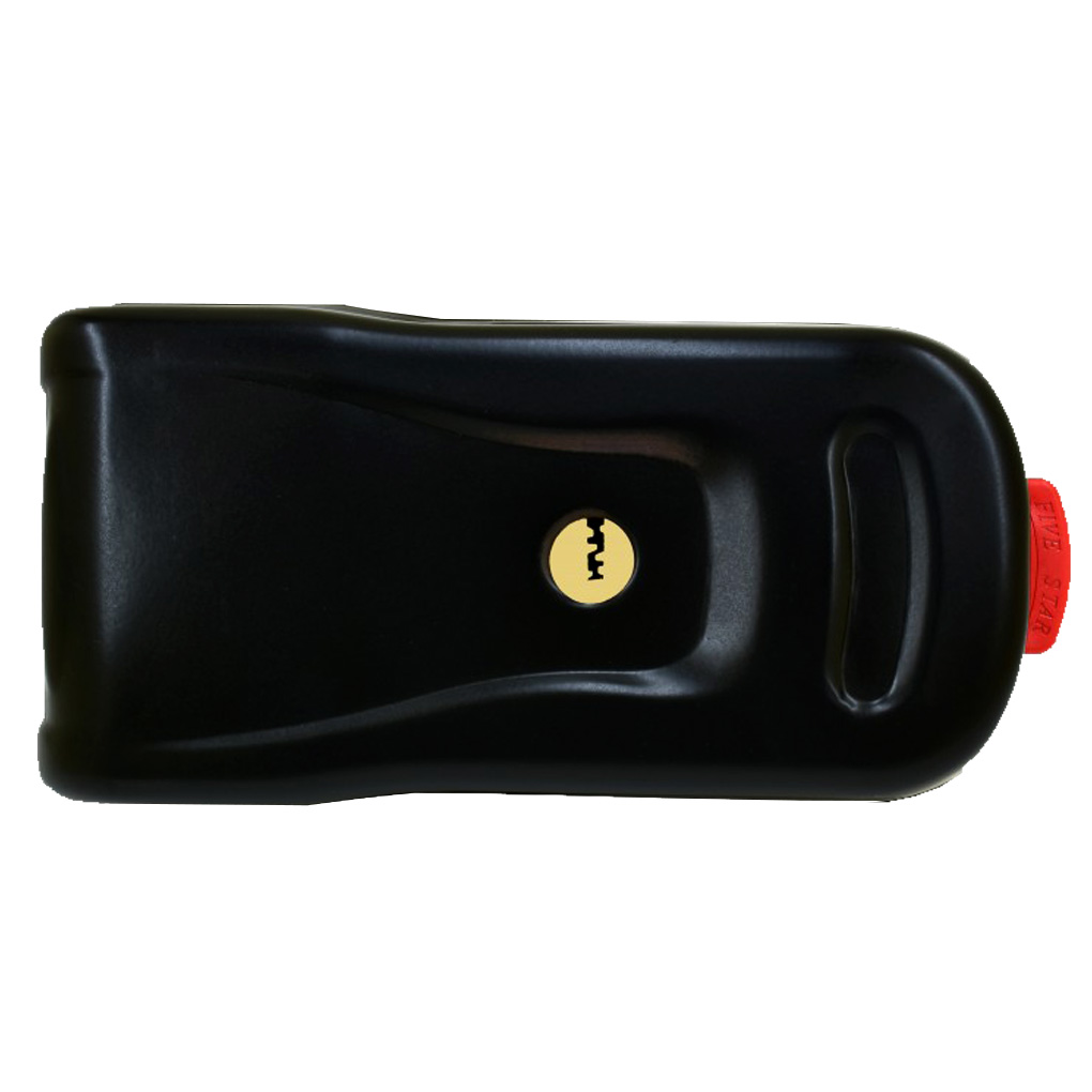 نمای رو به روی قفل برقی پنج ستاره ترتل کلید کامپیوتری