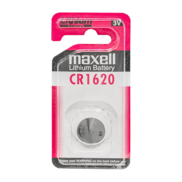 Maxell CR 1620 3V coin cell battery باتری سکه ای مکسل CR 1620 3V
