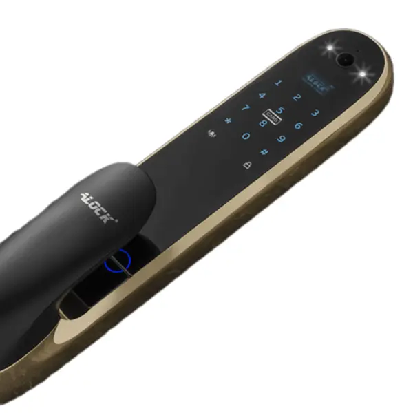 دستگیره چشمی دار و قفل اثر انگشتی دیجیتال ALOCK مدل Pmax Camera G